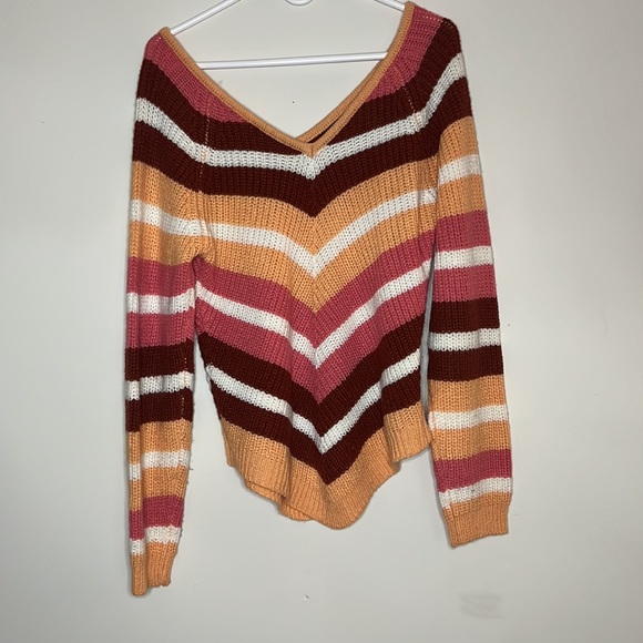 Stripe peachy sweater - Picture 4 of 4